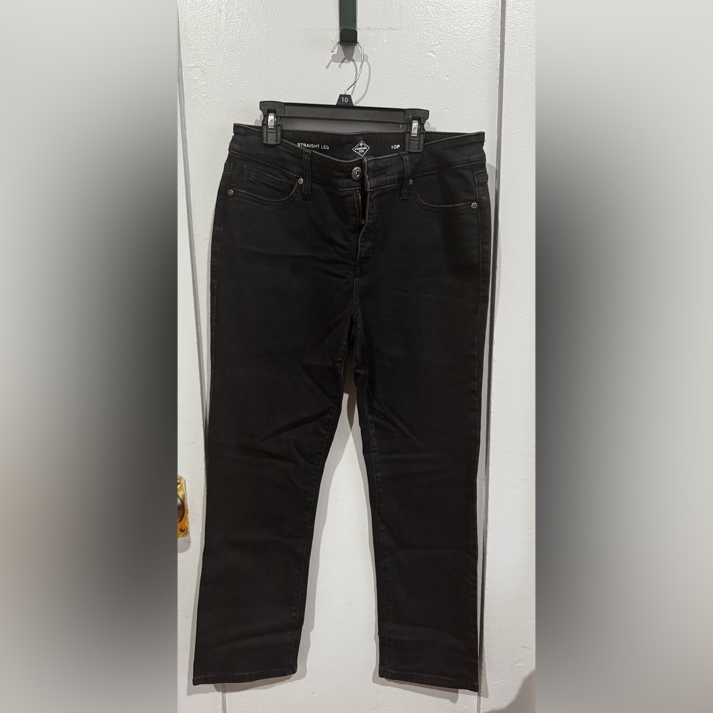 St. John's Bay Black Straight Leg Jeans
